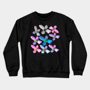 multi flowers Crewneck Sweatshirt